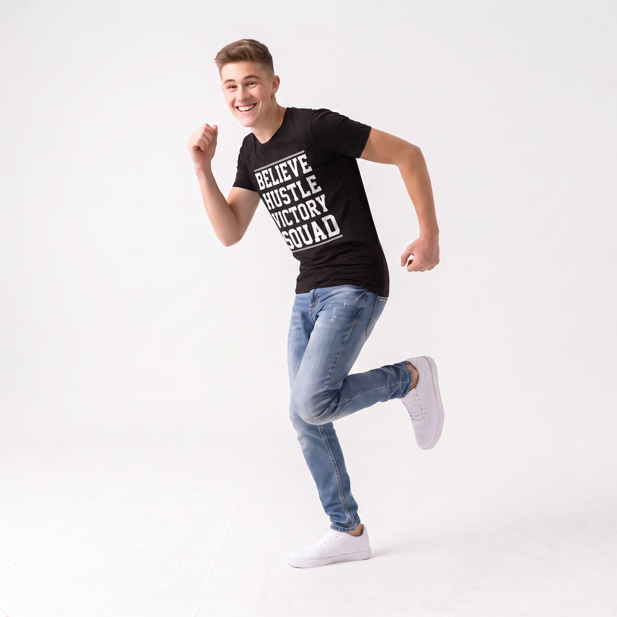 Youth Believe•Hustle•Victory•Squad Tee