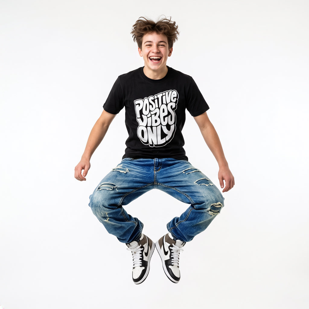Youth Positive Vibes Only Tee